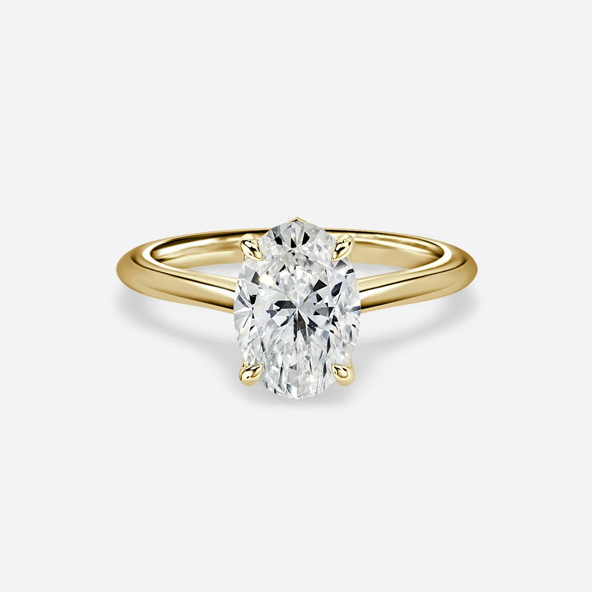 Aerin - Oval diamond solitaire engagement ring