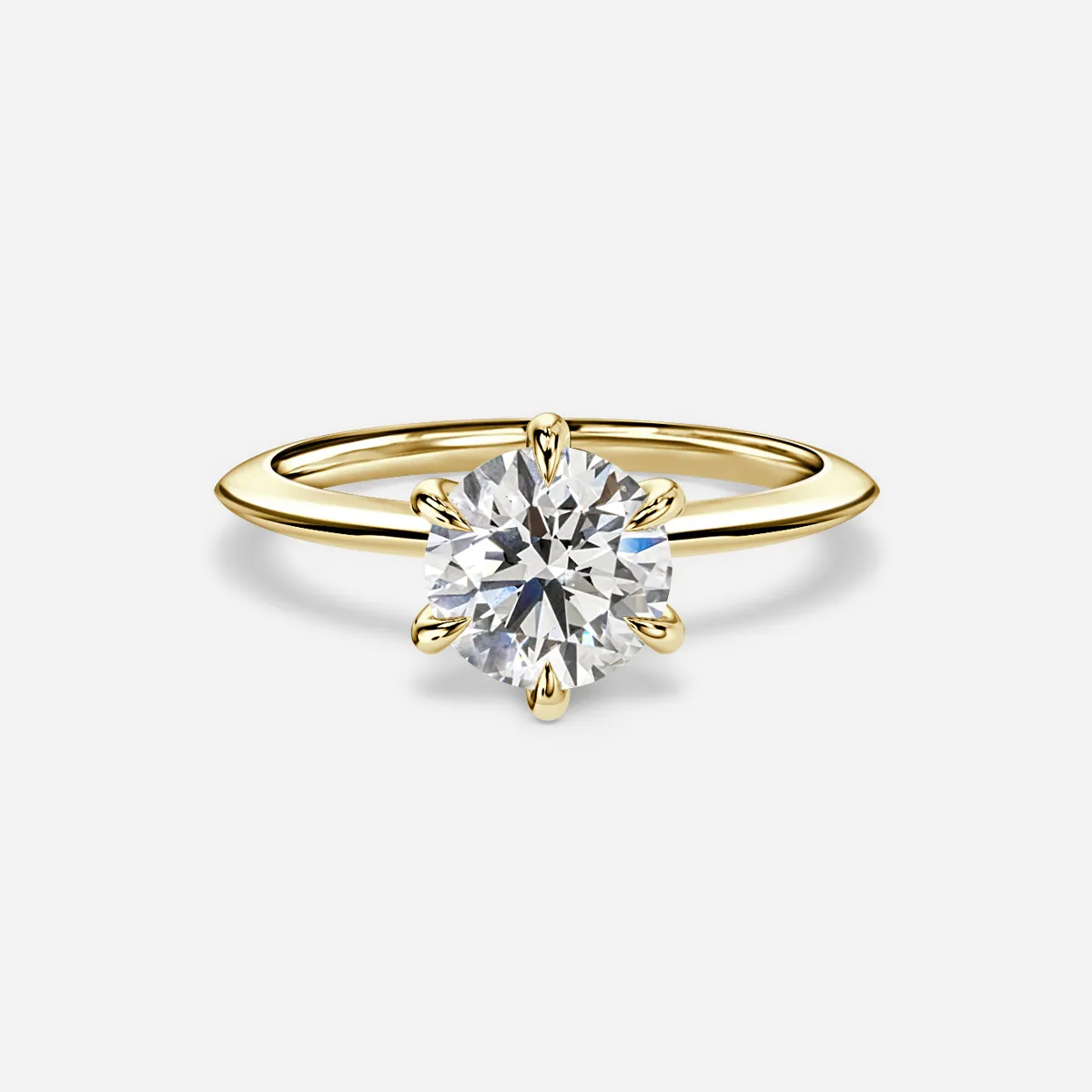 Kylie - Round diamond solitaire engagement ring
