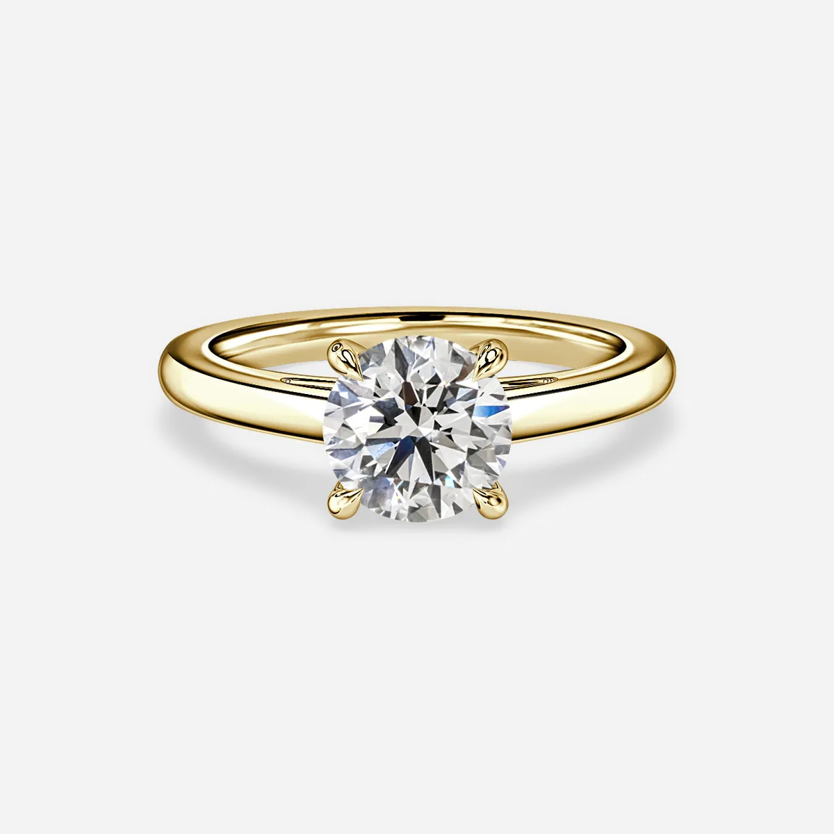 Neto - Round diamond solitaire engagement ring