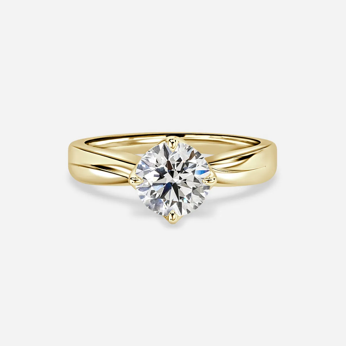 Vri - Round diamond solitaire engagement ring